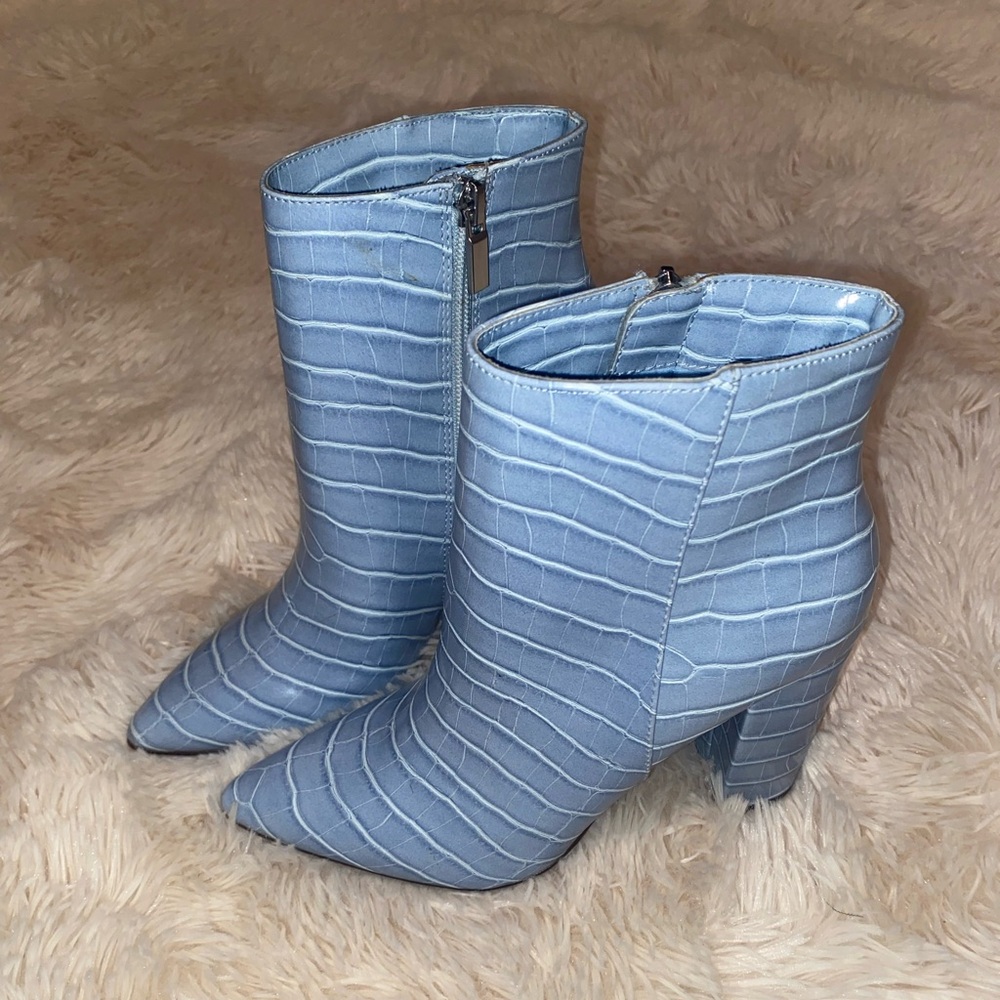 Blue booties